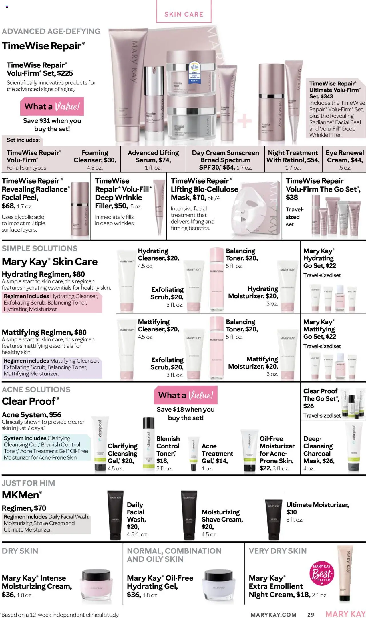 Mary Kay The Look Fall/Holiday 2025 - valid from 16.09.2025 | Page: 29 | Products: Sunscreen, Cream, Toner
