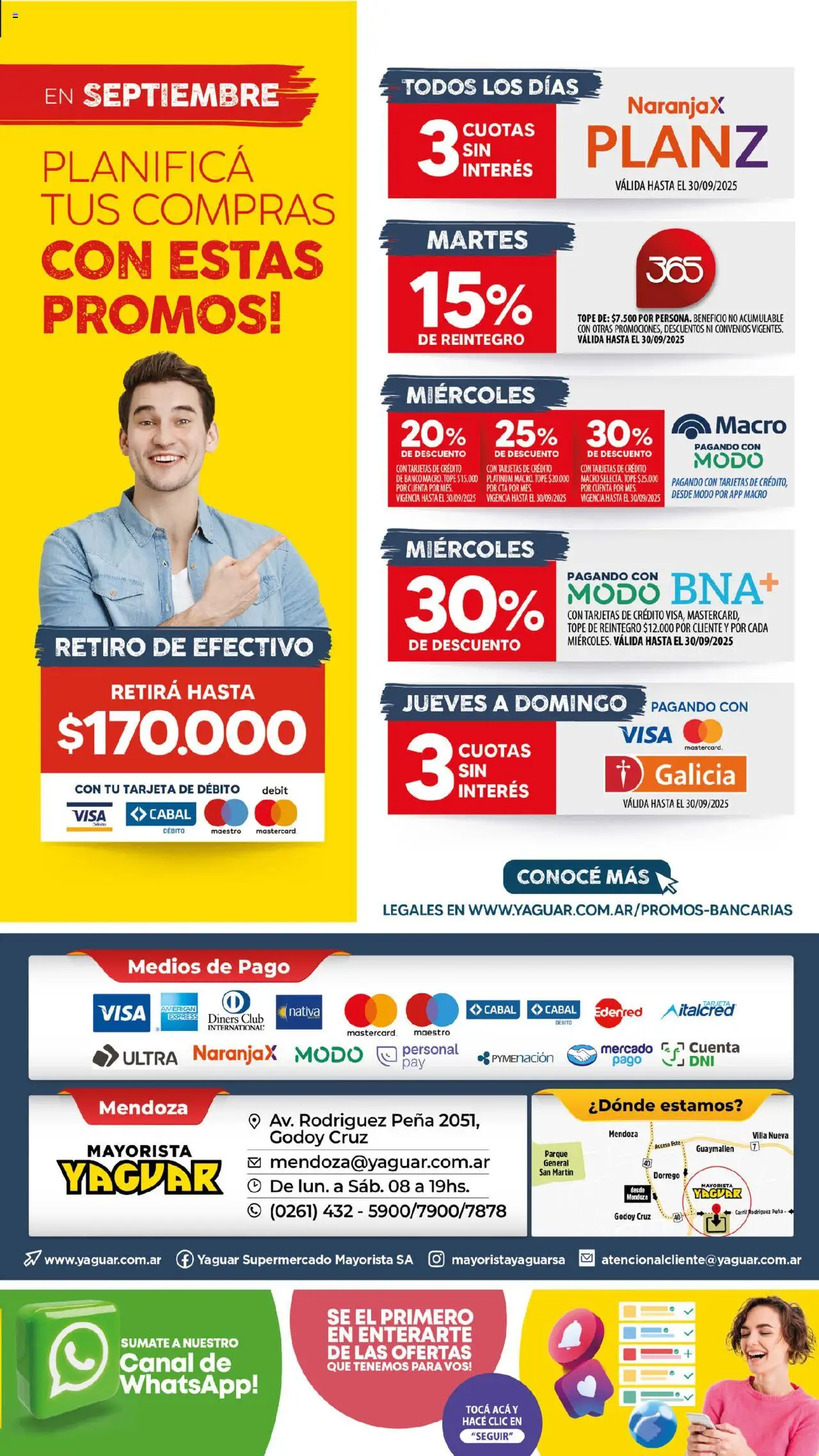 Yaguar - Mendoza │ válido desde el 08.09.2025 | Página: 33 | Productos: Banco, General