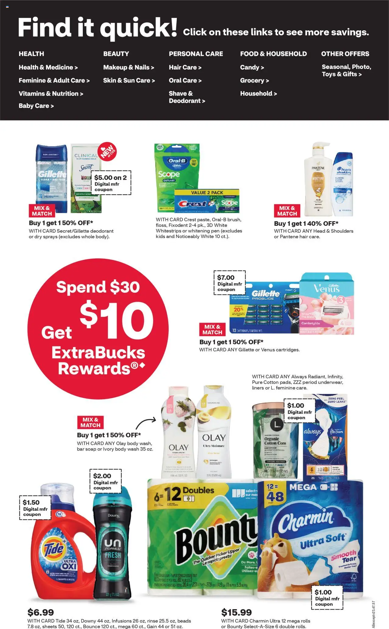 CVS Pharmacy Weekly Ad - DC - valid from 19.10.2025 | Page: 4 | Products: Picker, Soap, Bar Soap, Body Wash