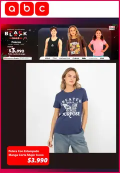 Black Friday Abc válido desde el 26.11.2025 | Página: 6 | Productos: Manga, Sobre, Té, Polera