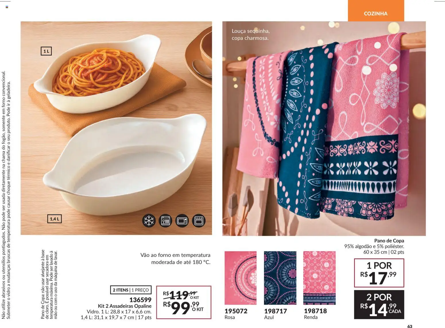 Avon Folheto - válido de 29.10.2025 | Página: 63 | Produtos: Forno, Alvejante, Base, Algodão