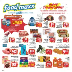 Preview of FoodMaxx weekly ads valid from 19.11.2025