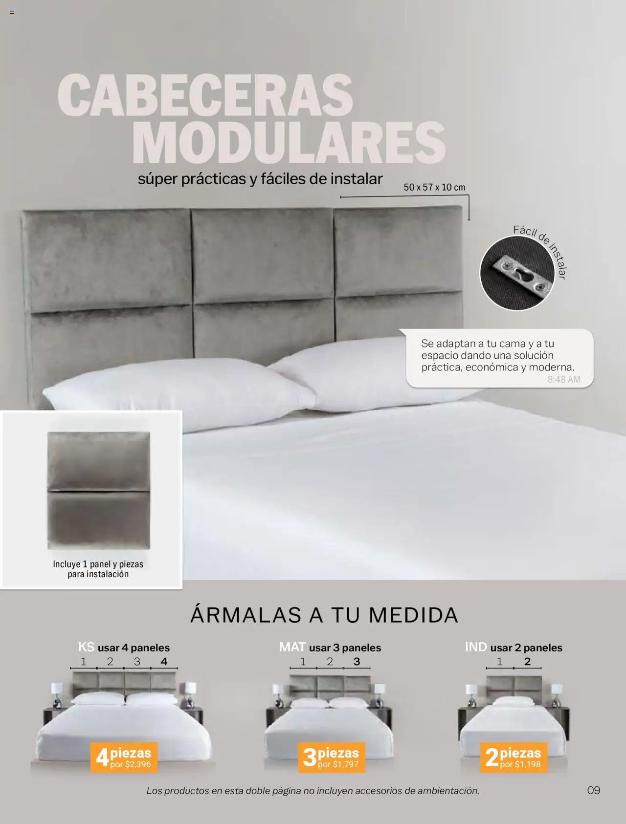Nuevas ofertas de Vianney válidas en toda la República Mexicana desde el 09.09.2024. ¡Encuentra las mejores ofertas en Vianney catálogo - Biasi! | Página: 11 | Productos: Cama
