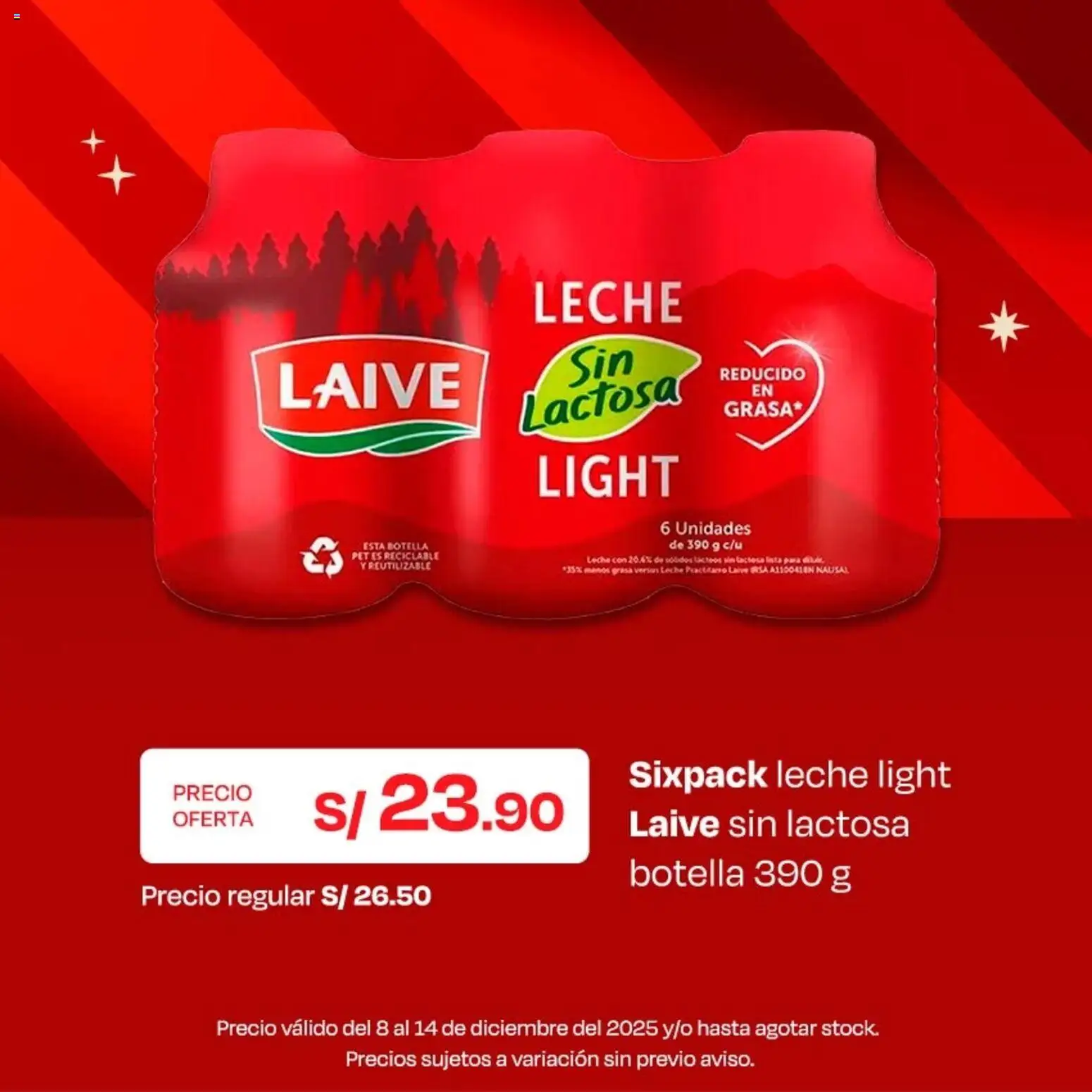 Catálogo Wong válido desde 08.12.2025 | Página: 3 | Productos: Leche