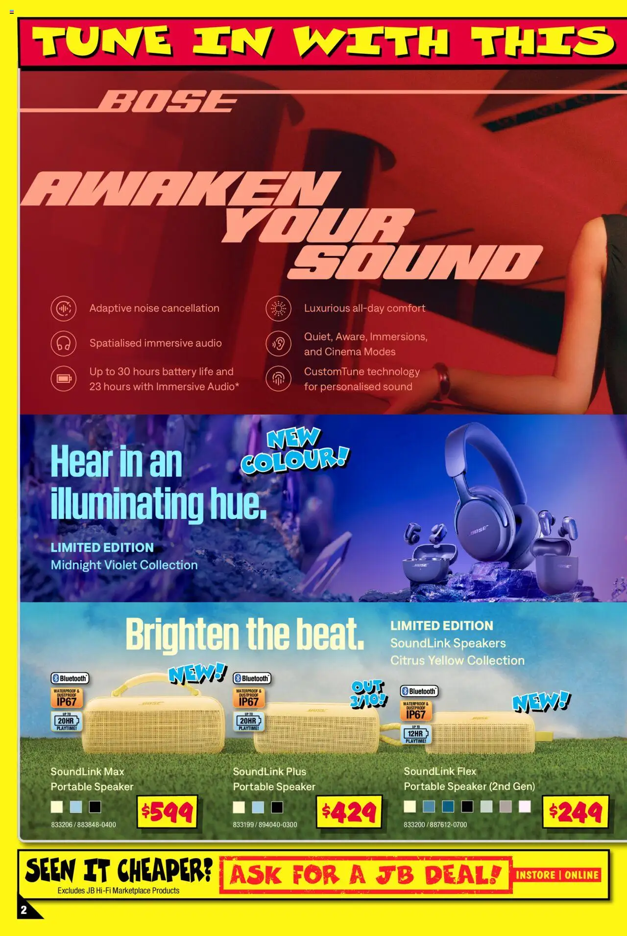 JB Hi-Fi catalogue - valid from 02.10.2025 | Page: 2 | Products: Battery, Audio, Speaker, Portable