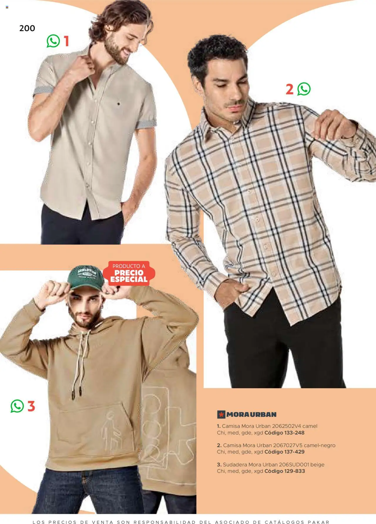 Nuevas ofertas de SC Pakar válidas en toda la República Mexicana desde el 24.07.2025. ¡Encuentra las mejores ofertas en SC Pakar Catálogo Ropa y Accesorios! | Página: 200 | Productos: Camisa, Sudadera