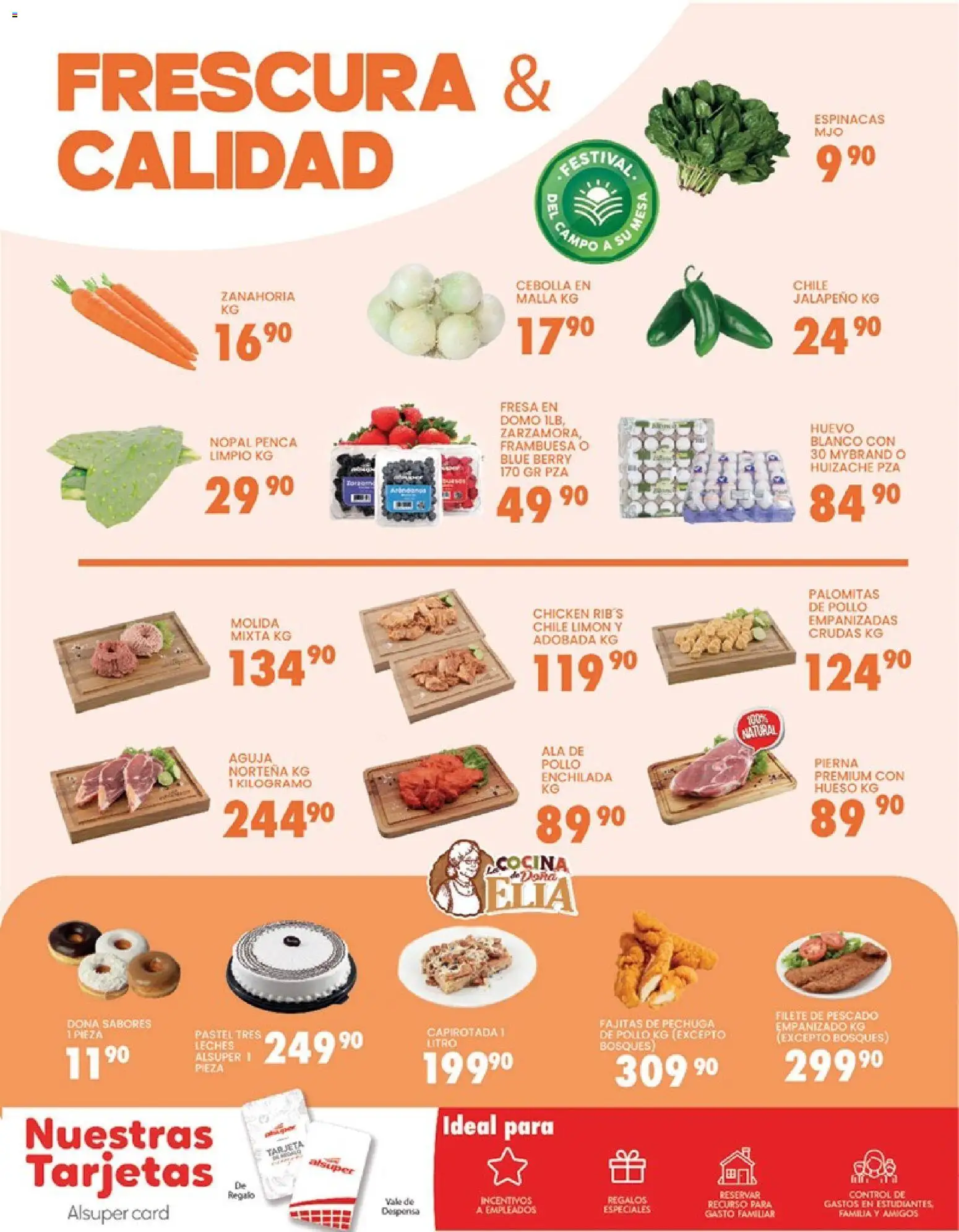 Nuevas ofertas de Alsuper válidas en toda la República Mexicana desde el 20.02.2026. ¡Encuentra las mejores ofertas en Alsuper folleto Chihuahua Capital! | Página: 6 | Productos: Pollo, Cebolla, Huevo, Zanahoria
