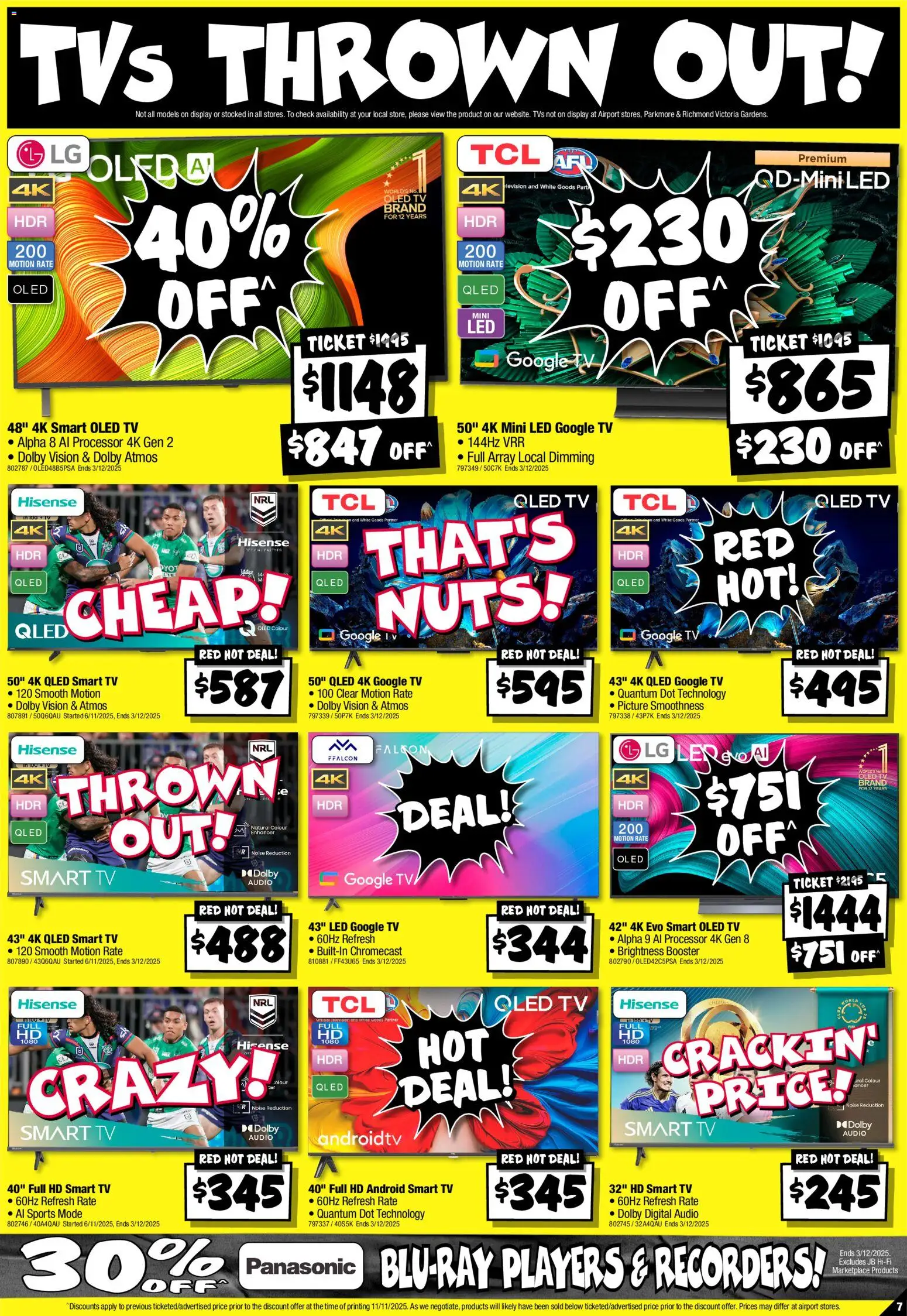 JB Hi-Fi catalogue - valid from 19.11.2025 | Page: 7 | Products: Picture, Digital, Tv, Smart tv