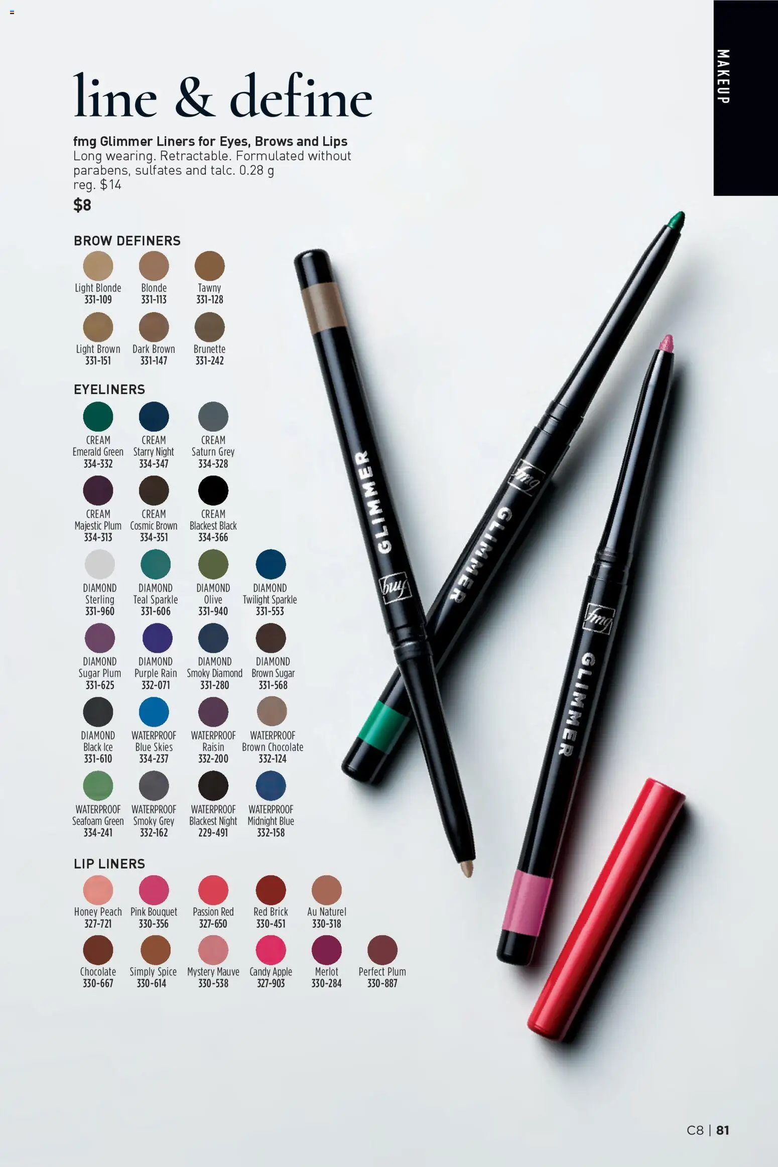 Avon flyer valid from 09.04.2026 | Page: 81 | Products: Cream, Eyeliner, Chocolate