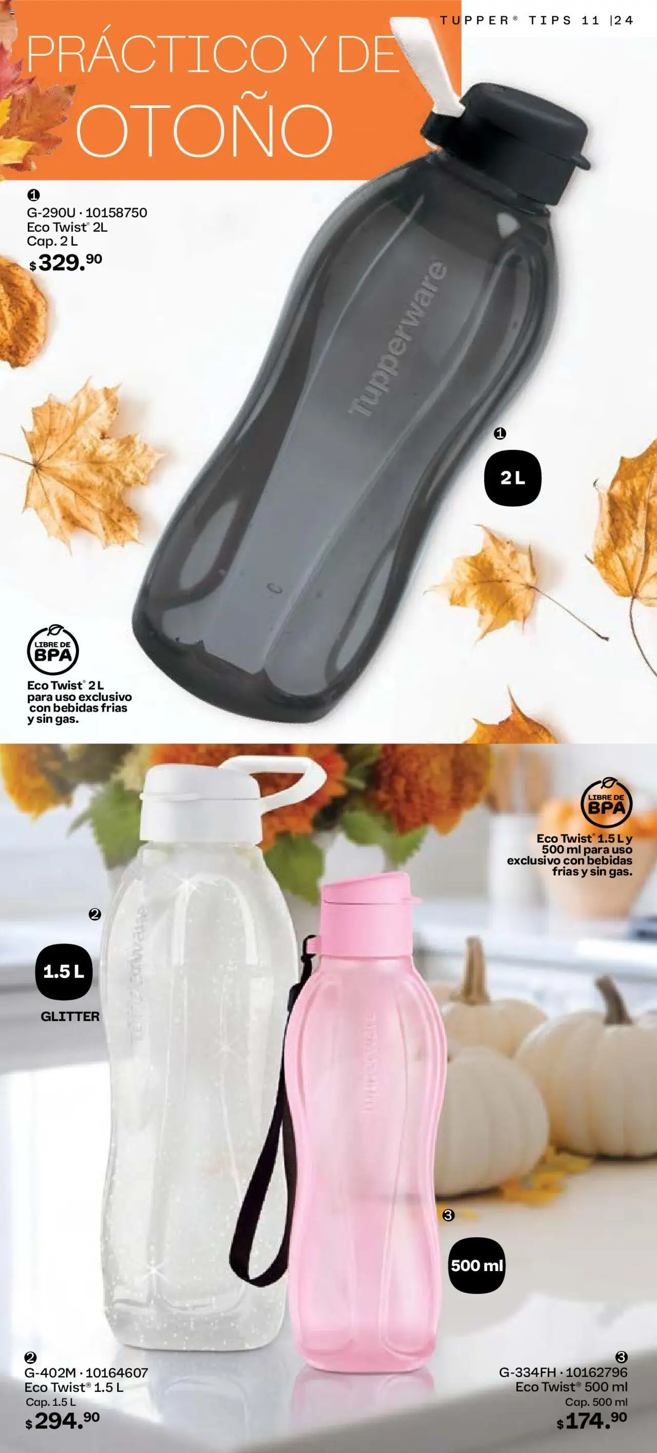 Nuevas ofertas de Tupperware válidas en toda la República Mexicana desde el 06.10.2025. ¡Encuentra las mejores ofertas en Tupperware - Catálogo! | Página: 24 | Productos: Glitter