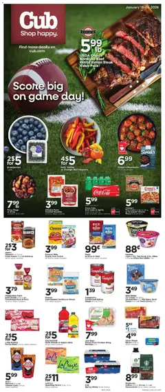 Preview of Cub Foods weekly ads valid from 18.01.2026