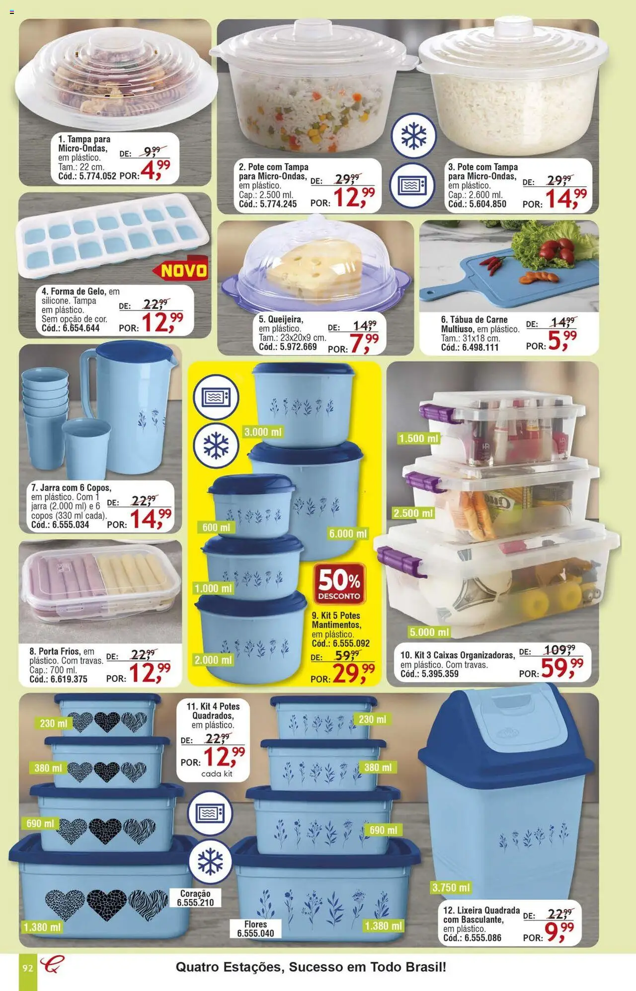 Quatro Estações Folheto - válido de 01.08.2025 | Página: 88 | Produtos: Porta, Flores, Lixeira, Jarra