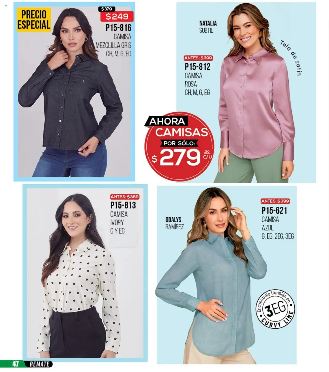 Nuevas ofertas de Cklass válidas en toda la República Mexicana desde el 13.08.2025. ¡Encuentra las mejores ofertas en Cklass - Catálogo Remate Total Ropa! | Página: 48 | Productos: Camisa