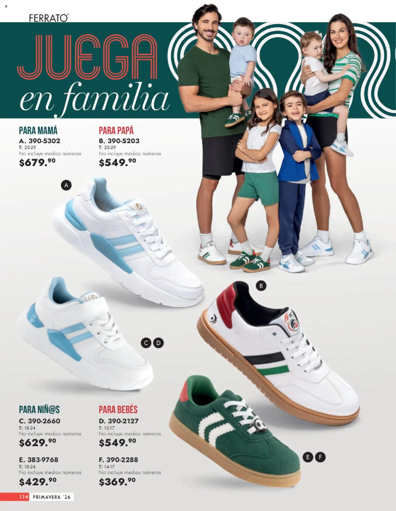 Nuevas ofertas de Andrea válidas en toda la República Mexicana desde el 25.01.2026. ¡Encuentra las mejores ofertas en Andrea catálogo Calzado Caballero! | Página: 114 | Productos: Papa