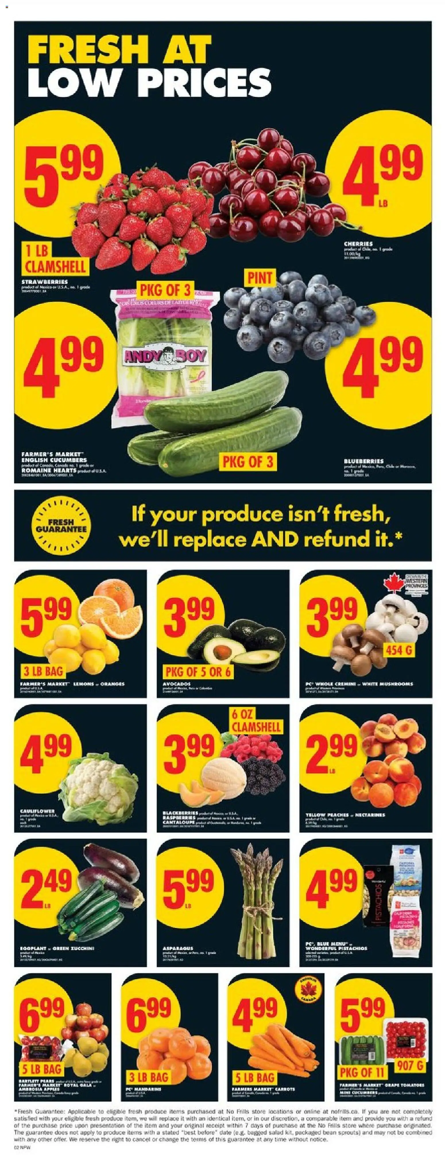 No Frills flyer valid from 29.01.2026 | Page: 2 | Products: Salad, PC, Bag, Oranges