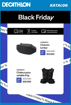 Black Friday Decathlon válido desde el 27.11.2025 | Página: 4 | Productos: Peso, Chaleco, Cinturón
