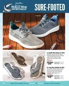 Preview of Cabela's weekly ads valid from 01.01.2025 | Page: 24 | Products: Sandals