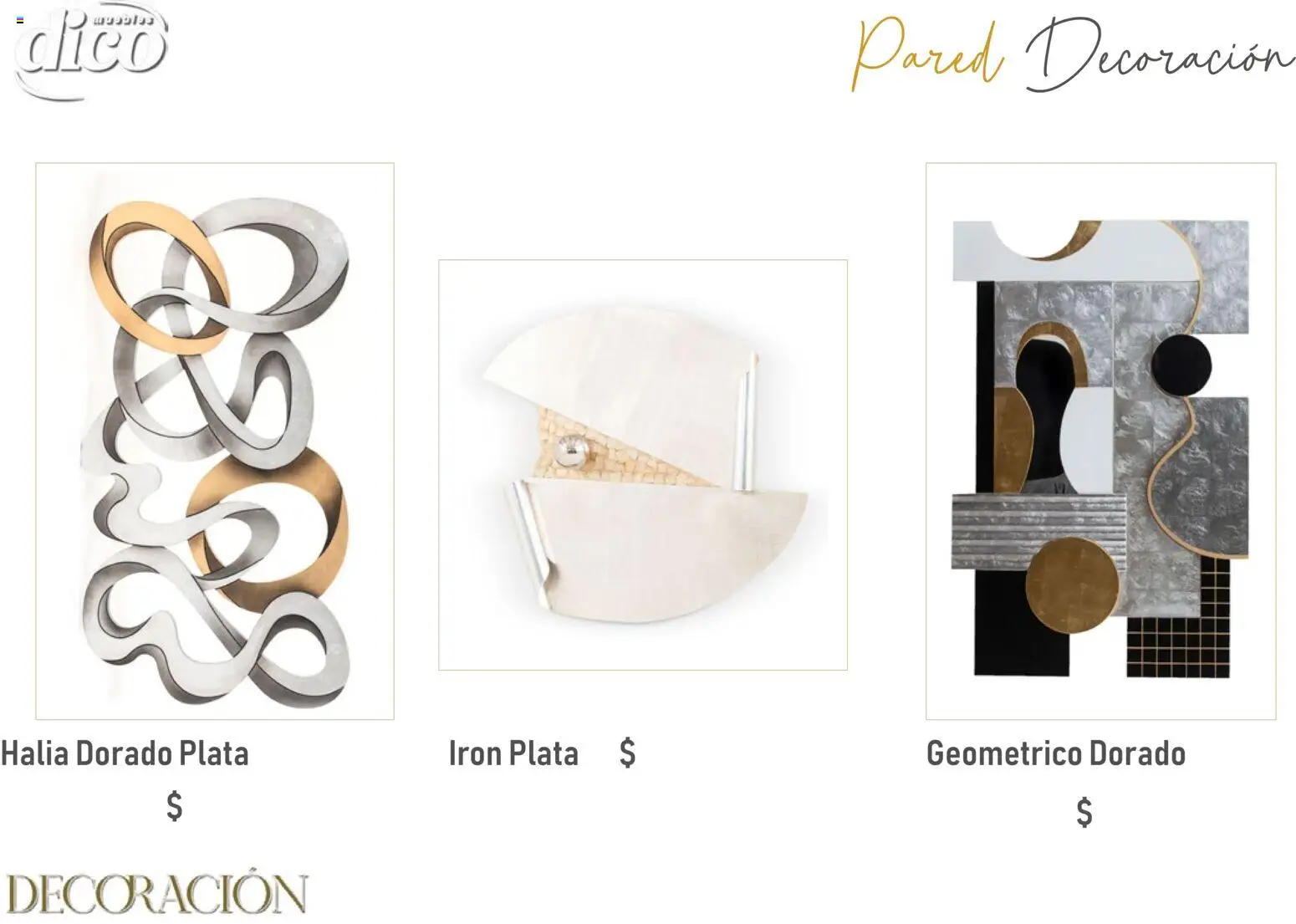 Nuevas ofertas de Muebles Dico válidas en toda la República Mexicana desde el 09.12.2025. ¡Encuentra las mejores ofertas en Muebles Dico catálogo Decoración! | Página: 10