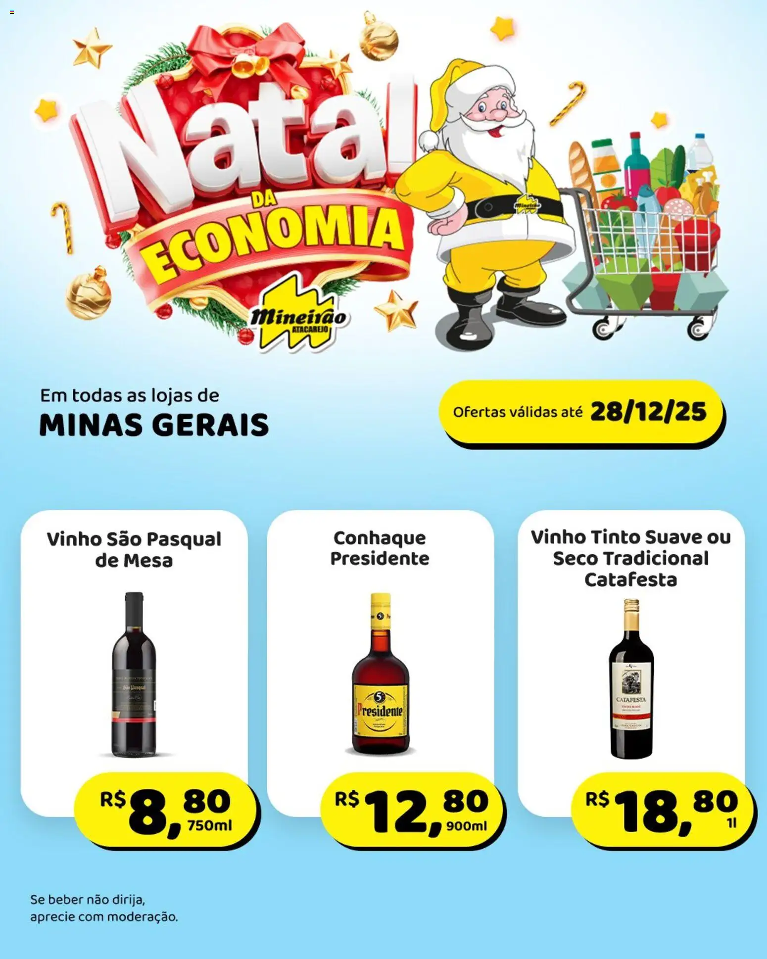 Mineirão Atacarejo Folheto - válido de 22.12.2025 | Página: 2 | Produtos: Conhaque, Mesa, Vinho