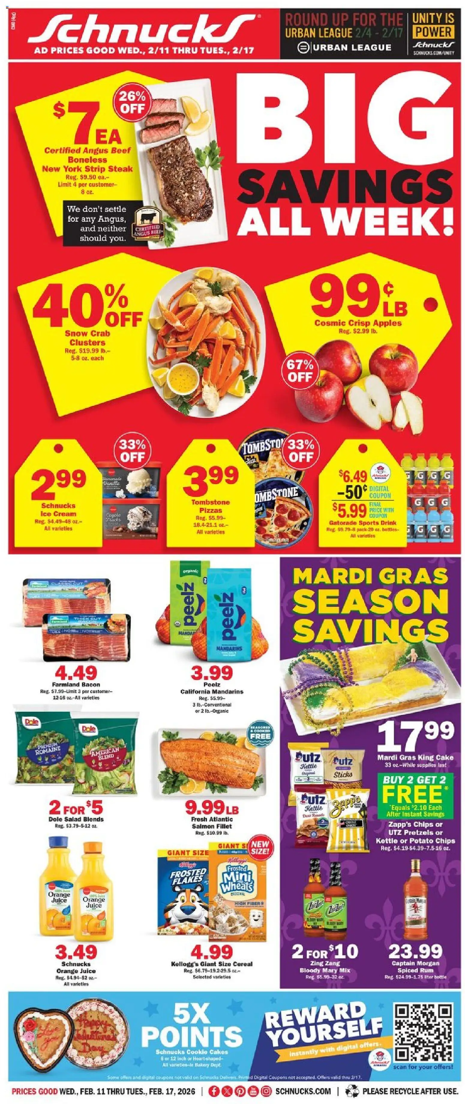 Schnucks Weekly Print Ad - MO - valid from 11.02.2026 | Page: 1