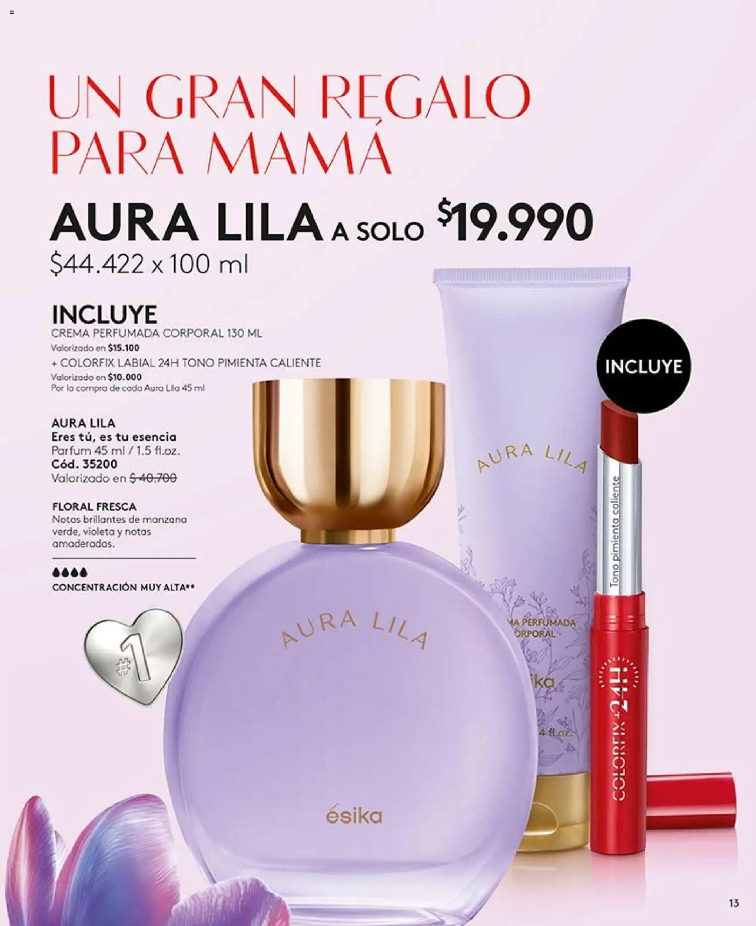 Catálogo Ésika Campaña 7 │ válido desde el 18.04.2026 | Página: 13 | Productos: Pimienta, Manzana, Labial, Crema