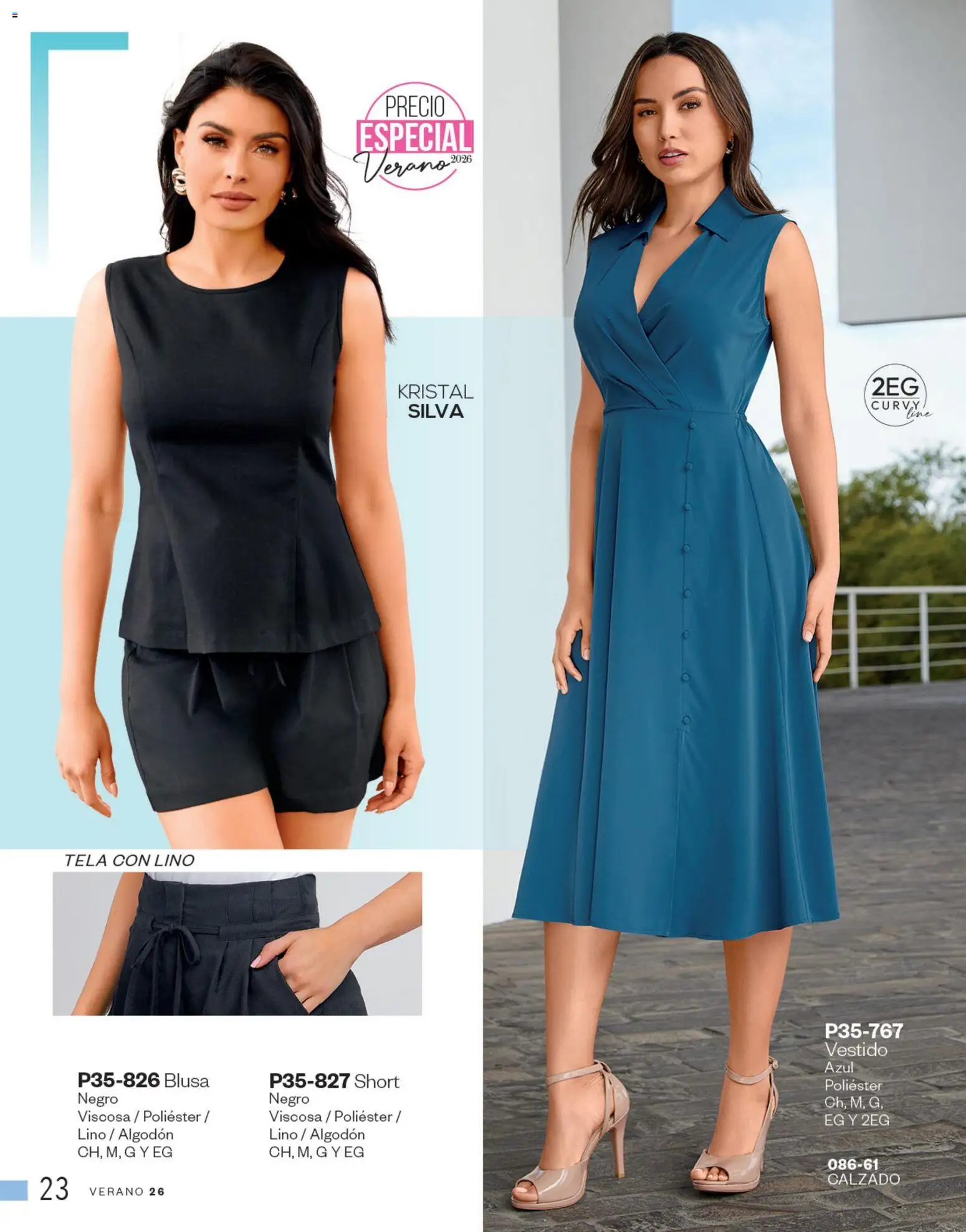 Nuevas ofertas de Cklass válidas en toda la República Mexicana desde el 05.03.2026. ¡Encuentra las mejores ofertas en Cklass catálogo Complemento Verano Ropa! | Página: 24 | Productos: Blusa, Algodón, Vestido, Short