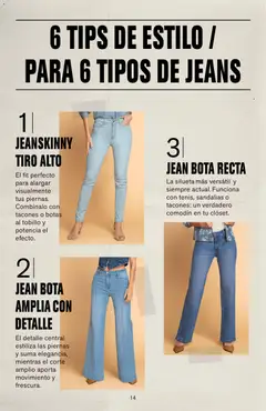 Vista previa de folleto Leonisa - Original denim de la Leonisa válido desde 07.04.2026 | Página: 14 | Productos: Sandalias, Botas, Jeans