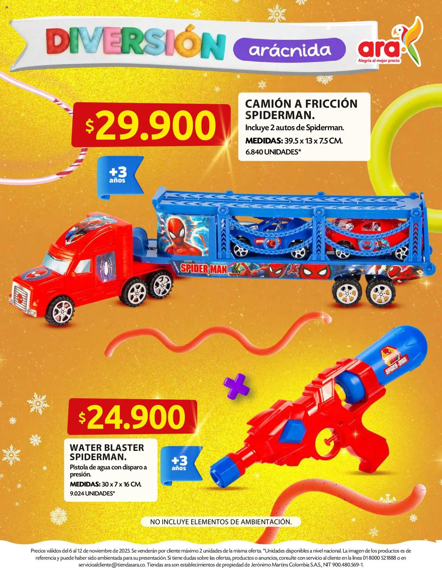 Ara revista - valida desde el 06.11.2025 | Página: 6 | Productos: Agua, Sobre