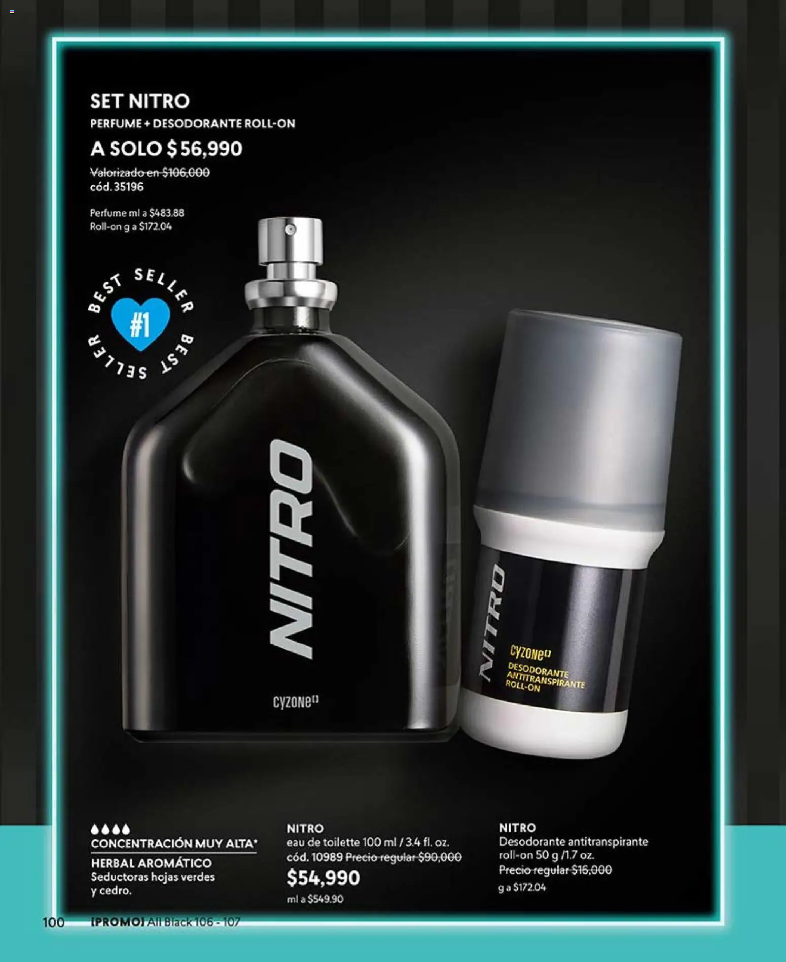 CyZone revista - valida desde el 02.03.2026 | Página: 100 | Productos: Perfume, Eau de toilette, Desodorante, Antitranspirante