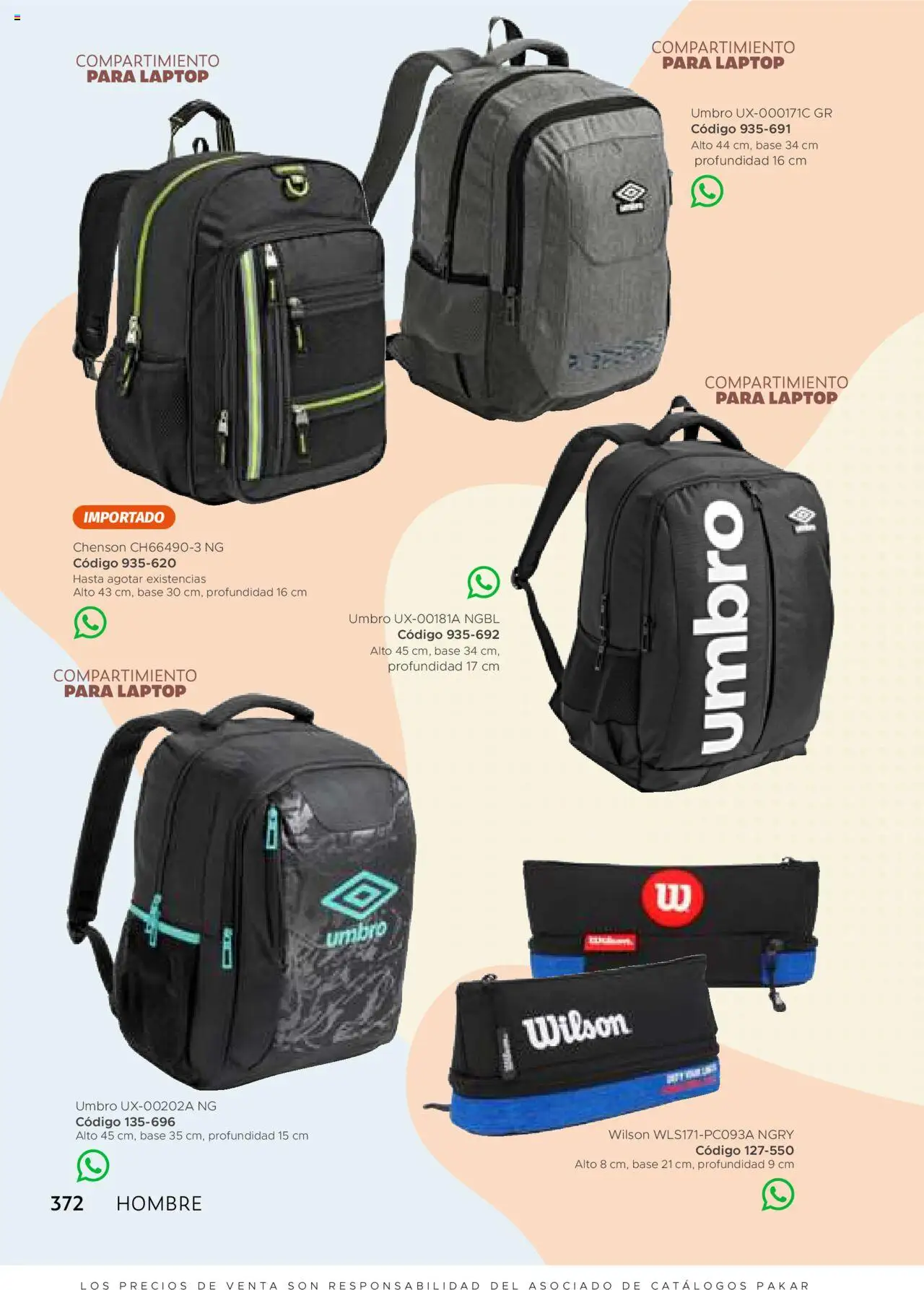 Nuevas ofertas de SC Pakar válidas en toda la República Mexicana desde el 24.07.2025. ¡Encuentra las mejores ofertas en SC Pakar - Catálogo Hombre otoño / invierno! | Página: 372