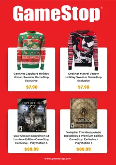 Preview of GameStop weekly ads valid from 01.11.2025 | Page: 3 | Products: Sweater, Playstation