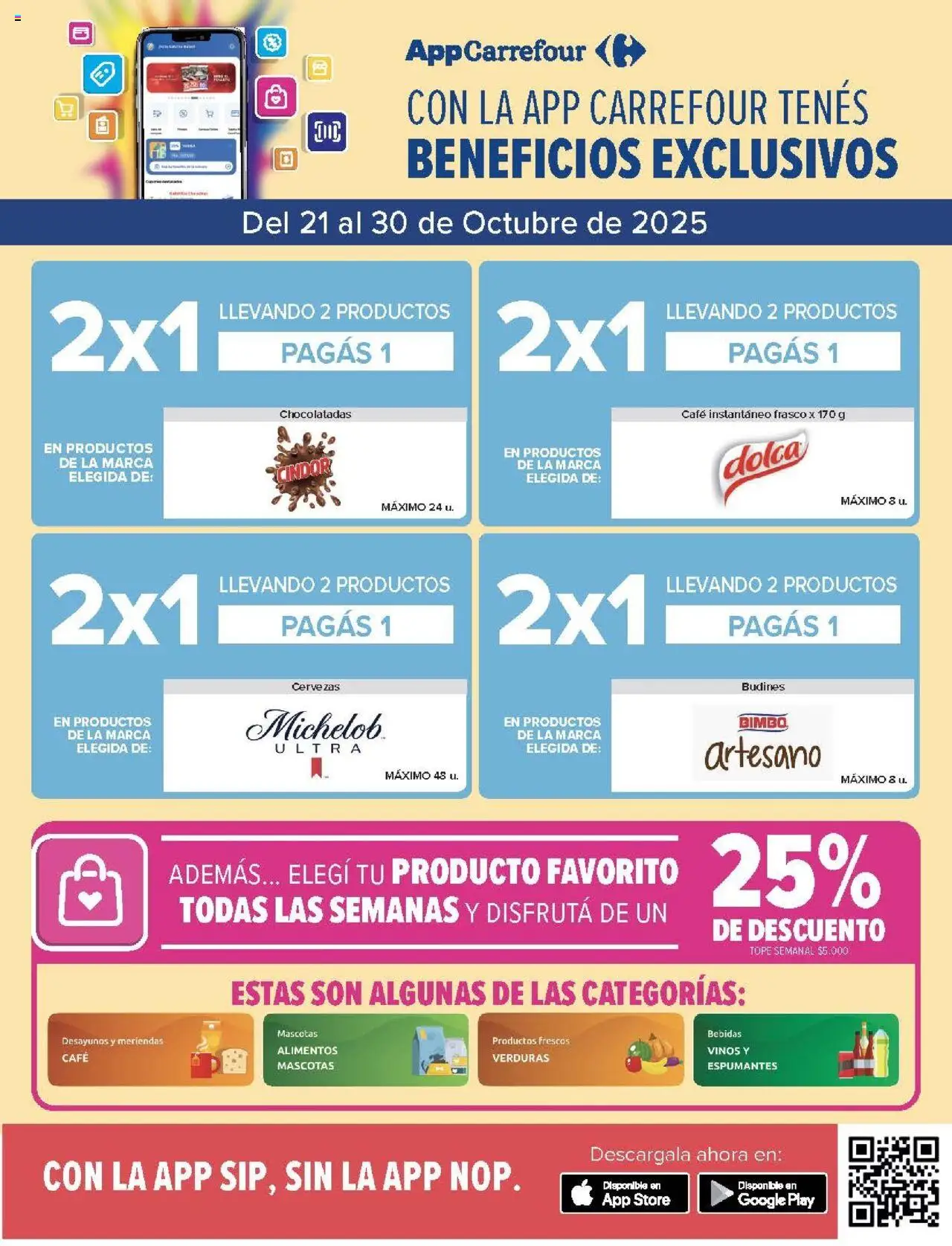 Carrefour - Ofertas Carrefour | 21 al 30 Octubre - 877a82af-aec3-47b2-a5ca-060b2cfa1f47 │ válido desde el 21.10.2025 | Página: 3 | Productos: Frasco, Café