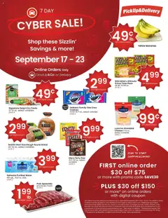 Preview of Albertsons weekly ads valid from 17.09.2025