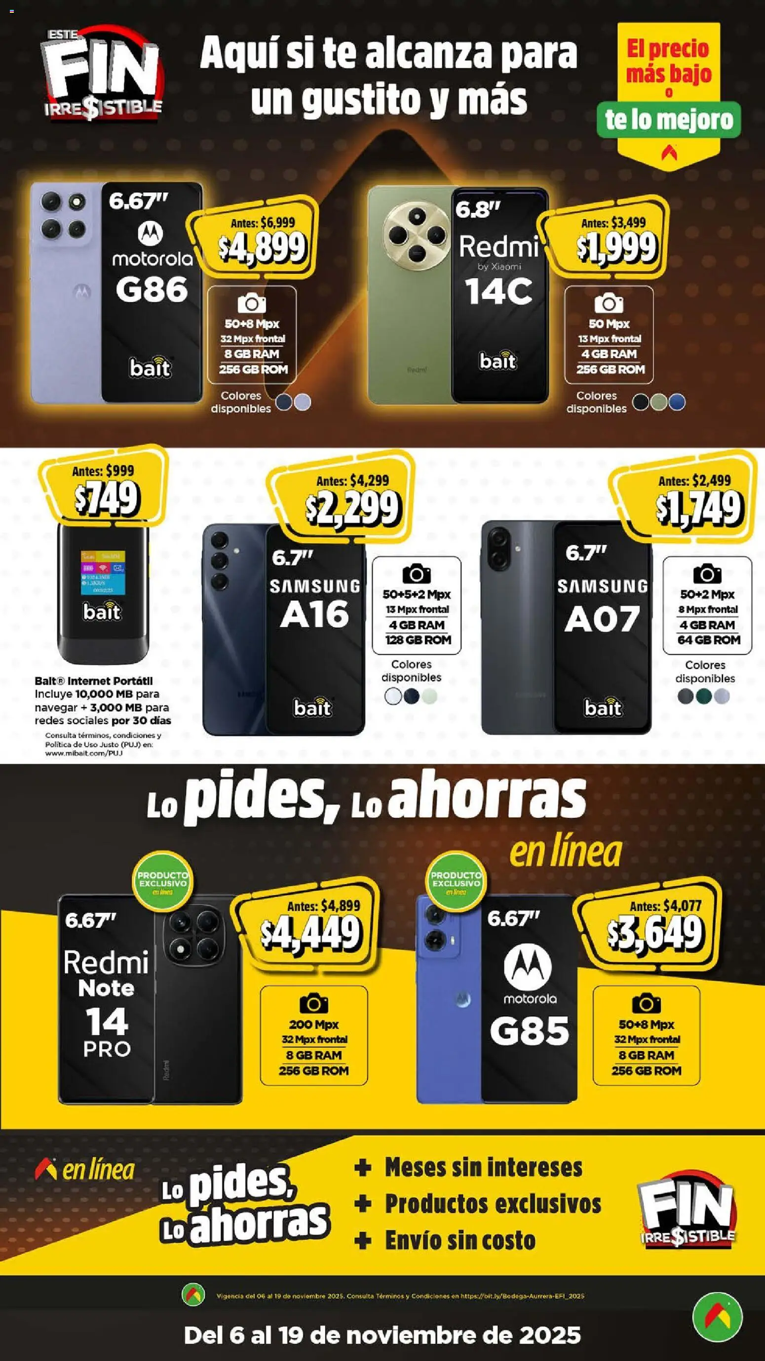 Nuevas ofertas de Bodega Aurrerá válidas en toda la República Mexicana desde el 06.11.2025. ¡Encuentra las mejores ofertas en Bodega Aurrerá Buen Fin ! | Página: 10 | Productos: Té