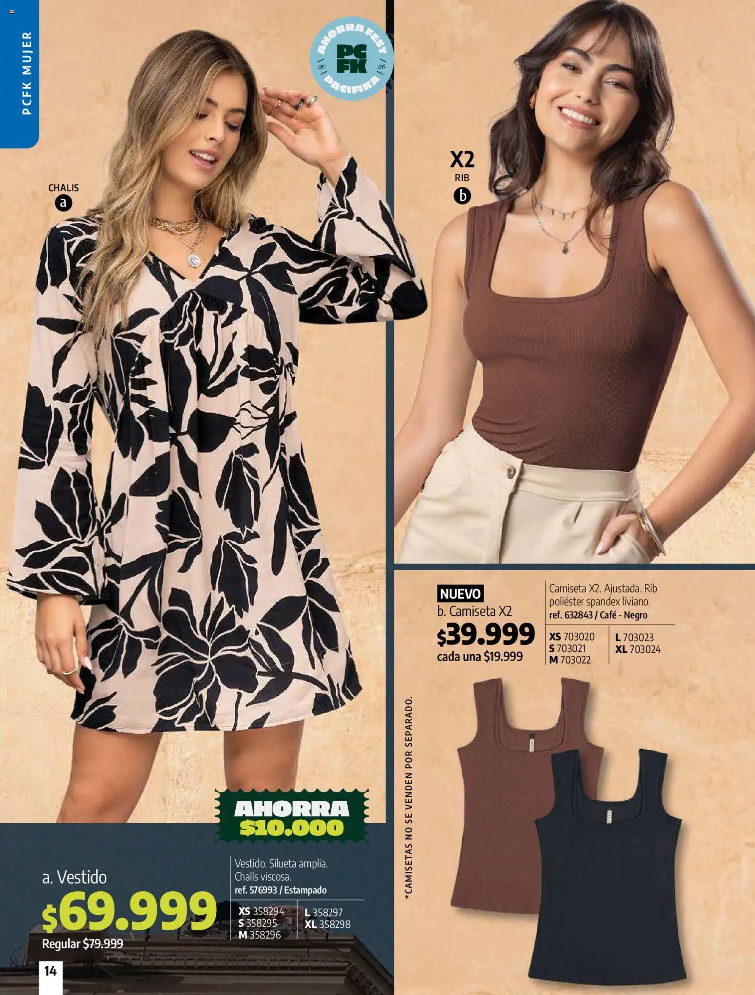 Pacifika revista - valida desde el 01.02.2026 | Página: 14 | Productos: Camiseta, Vestido, Café