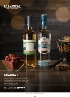 Vista previa de La Europea catálogo, nuevo folleto de la tienda, válido en México a partir del 22.09.2025 | Página: 8 | Productos: Tequila, Vino, Canasta, Gomitas
