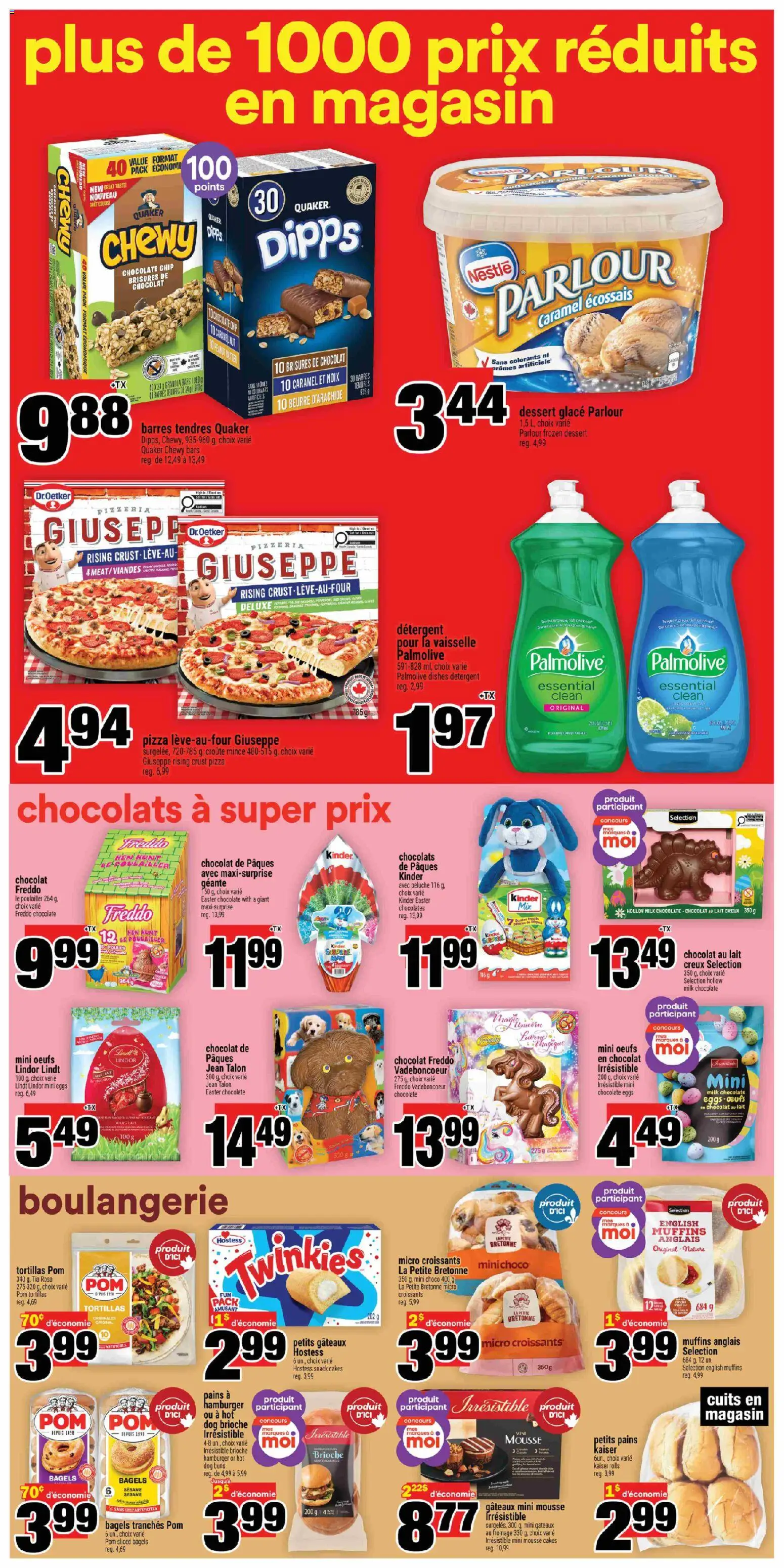 Super C flyer valid from 19.02.2026 | Page: 7 | Products: Detergent, Milk, Eggs, Pizza