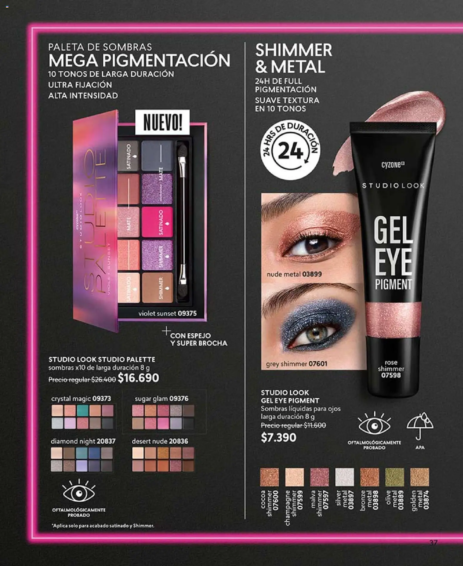 Catálogo CyZone Campaña 5 │ válido desde el 01.03.2026 | Página: 37 | Productos: Espejo, Mate