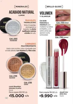 Vista previa Catálogo Amodil Campaña 5 válido desde el 12.02.2026 | Página: 42 | Productos: Iluminador, Rubor, Polvo, Brillo