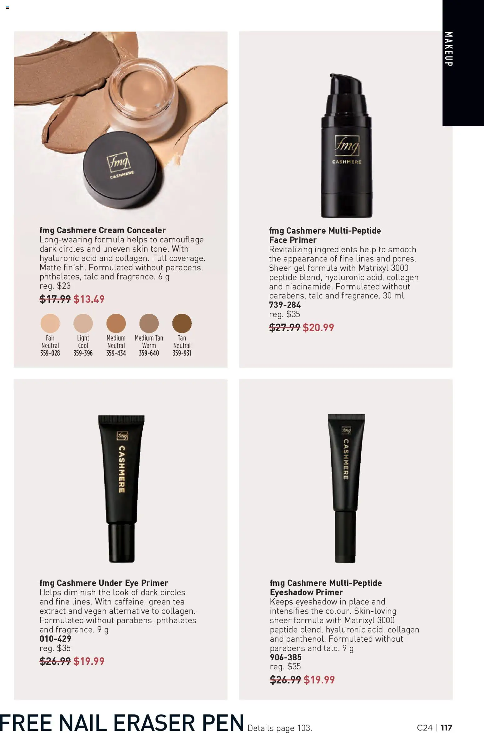 Avon flyer valid from 20.11.2025 | Page: 117 | Products: Tea, Cream, Concealer