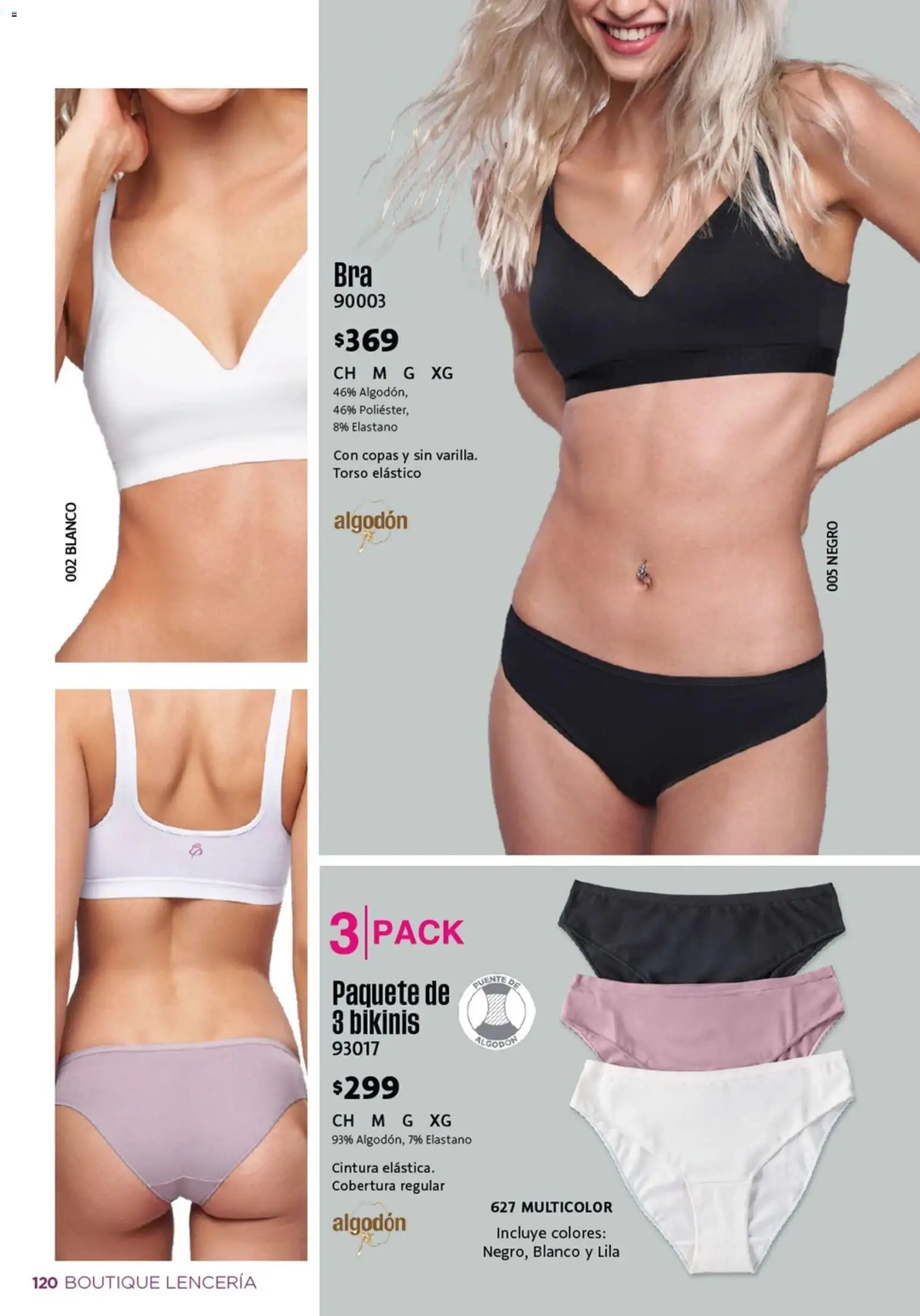 Nuevas ofertas de Ilusión válidas en toda la República Mexicana desde el 01.04.2026. ¡Encuentra las mejores ofertas en Ilusión catálogo Primavera! | Página: 124 | Productos: Algodón, Lenceria