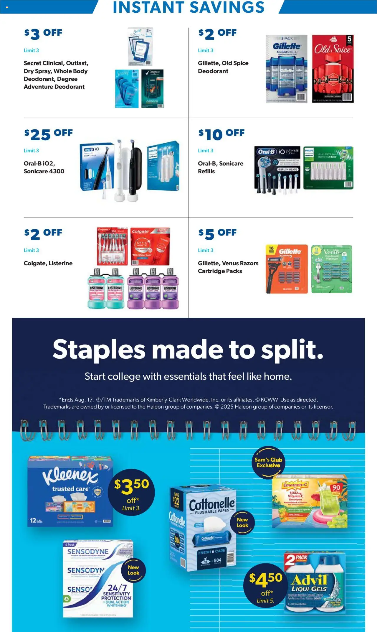 Sam's Club Instant Savings - valid from 23.07.2025 | Page: 17 | Products: Deodorant