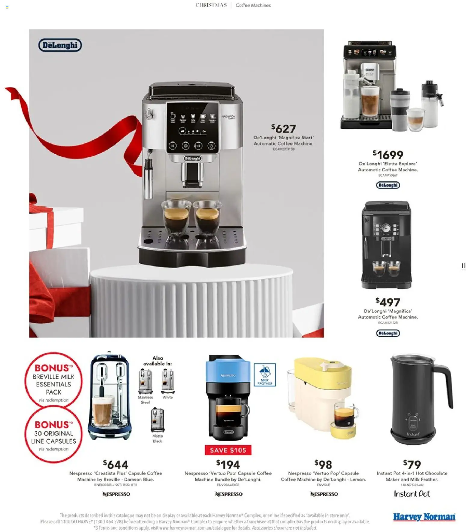 Harvey Norman catalogue - valid from 05.12.2025 | Page: 11 | Products: Pot, Coffee, Chocolate, Accessories