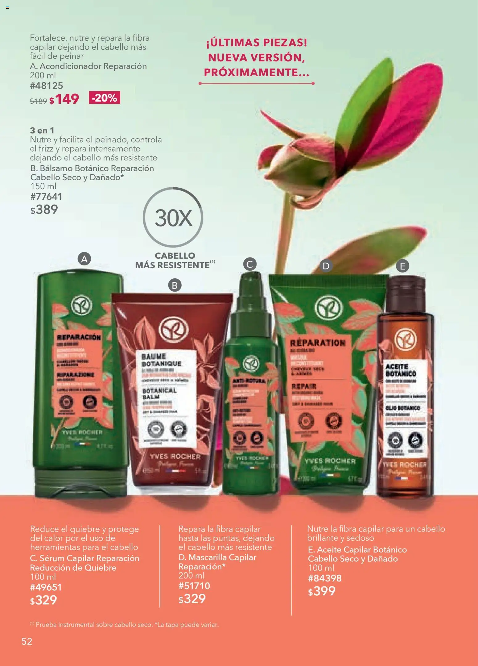 Nuevas ofertas de Yves Rocher válidas en toda la República Mexicana desde el 24.03.2026. ¡Encuentra las mejores ofertas en Yves Rocher campaña 5 2026! | Página: 54 | Productos: Serum, Bálsamo, Acondicionador, Sobre