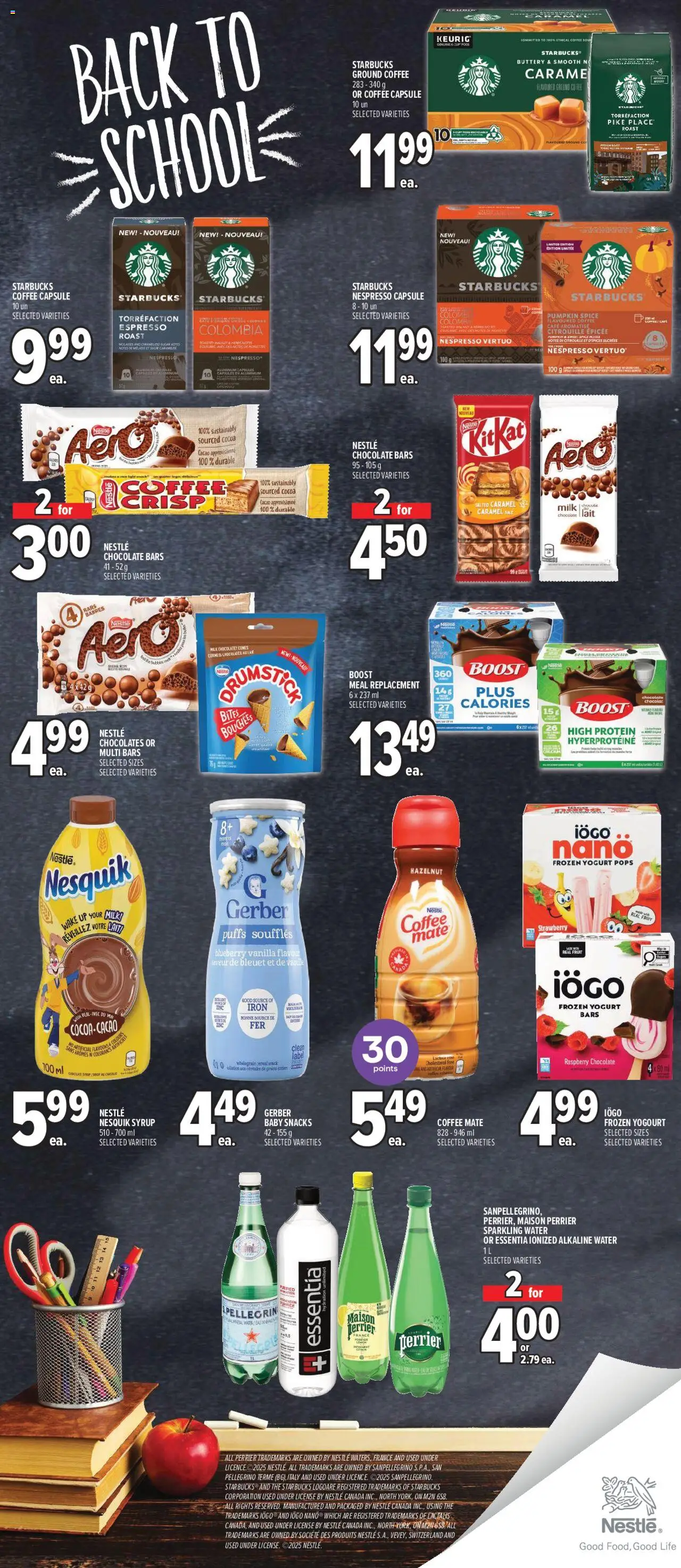 Metro flyer valid from 04.09.2025 | Page: 15 | Products: Milk, Yogurt, Coffee, Chocolate