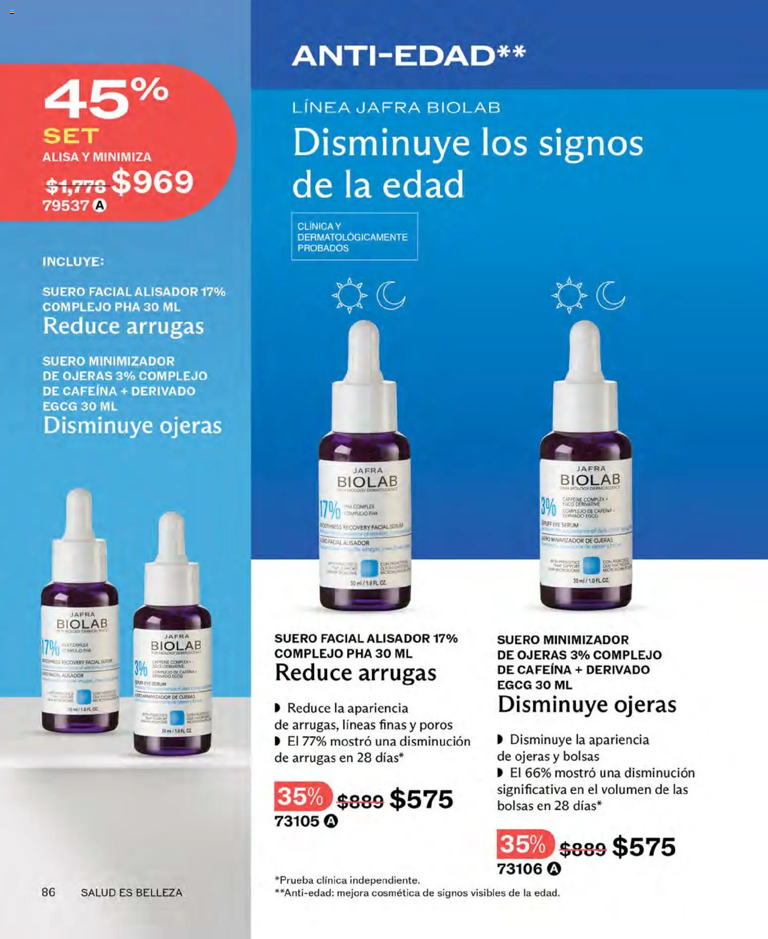 Nuevas ofertas de JAFRA válidas en toda la República Mexicana desde el 01.11.2025. ¡Encuentra las mejores ofertas en JAFRA catálogo! | Página: 86 | Productos: Serum
