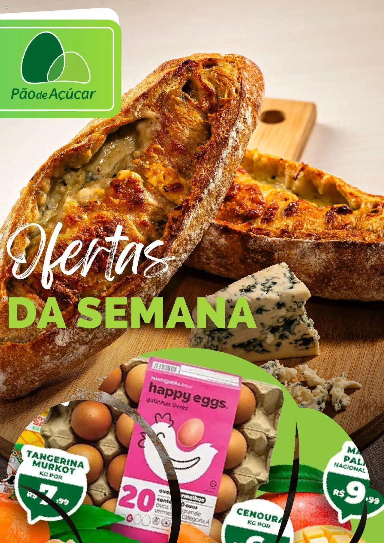 Pão de Açúcar Folheto - válido de 12.08.2025 | Página: 1 | Produtos: Ovos, Cenoura, Açúcar