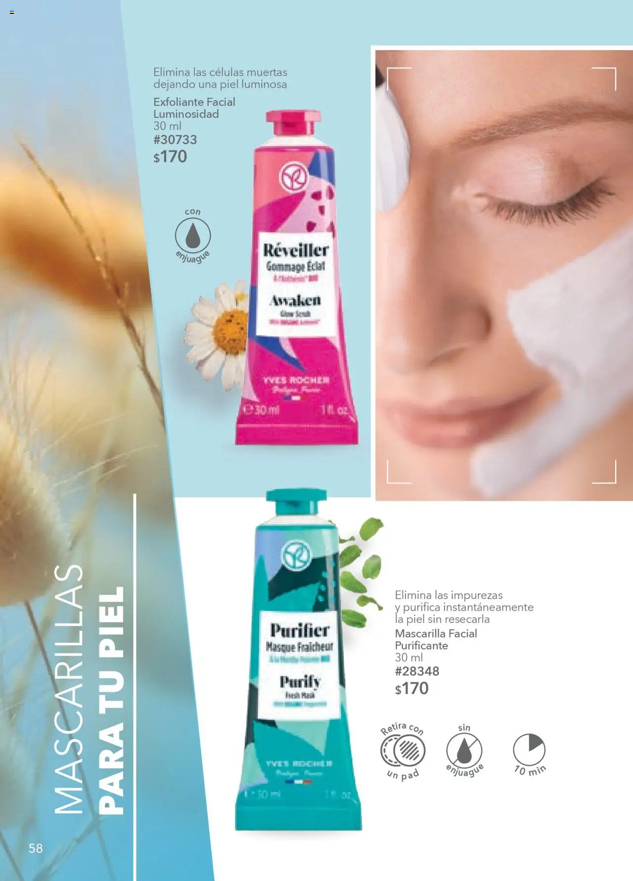 Nuevas ofertas de Yves Rocher válidas en toda la República Mexicana desde el 07.10.2025. ¡Encuentra las mejores ofertas en Yves Rocher - Campaña 14 2025! | Página: 58 | Productos: Exfoliante facial, Mascarilla