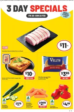 Preview of IGA - 3 Day Specials NT - valid from 20.02.2026 | Page: 1