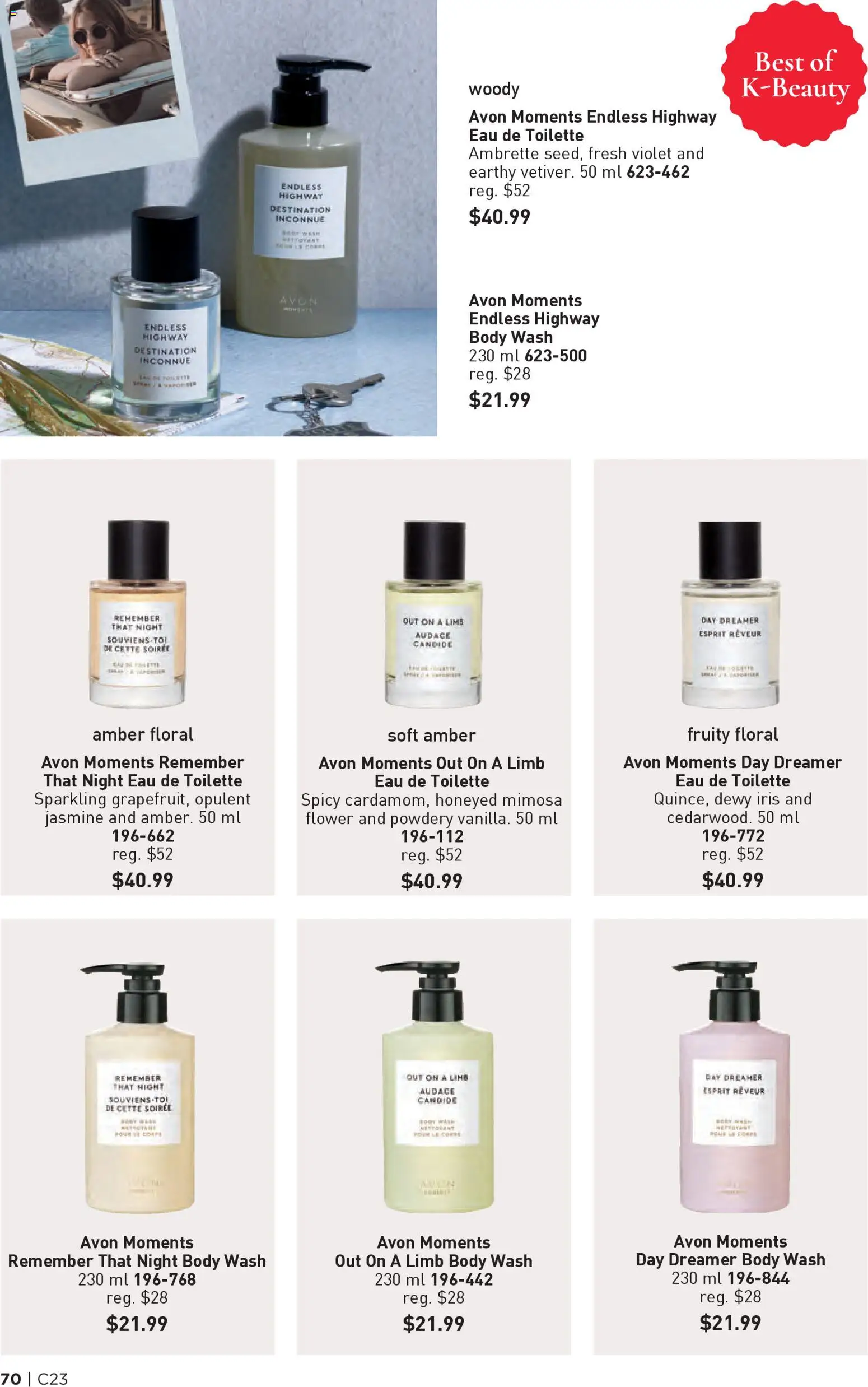 Avon flyer valid from 06.11.2025 | Page: 70 | Products: Eau de toilette, Body wash, Toilette